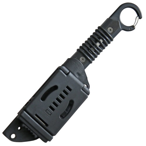 Fox Knives, outdoor knife, partial serration, Kydex sheath, belt adapter